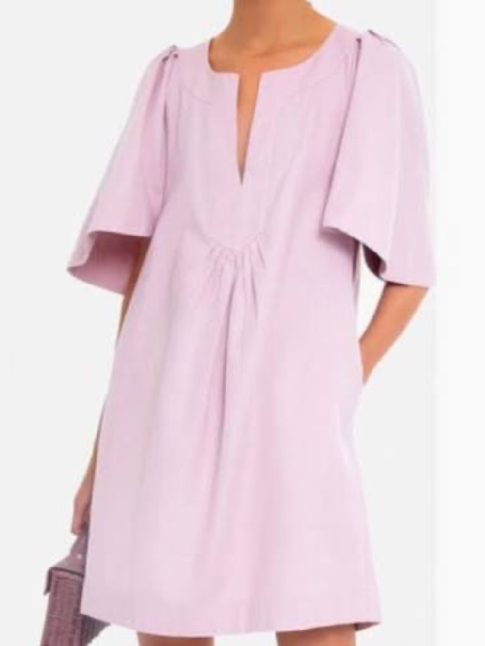 Tuckernuck POMANDER PLACE Pink Finley Flutter Sleeve Dress